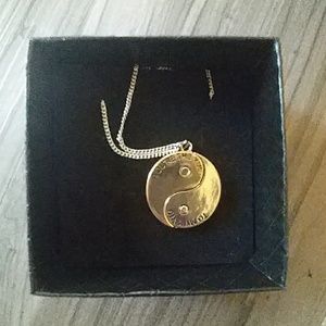 Earthbound Trading co yin yang necklace nwt boho